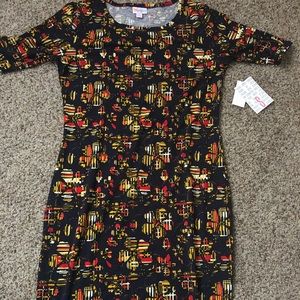 LulaRoe Julia Dress- size small.